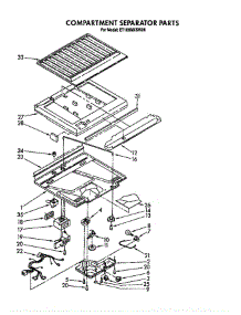 Compartment Separator parts for Whirlpool Refrigerator M  REF  K from AppliancePartsPros.com