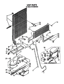 Unit parts for Whirlpool Refrigerator M  REF  K from AppliancePartsPros.com