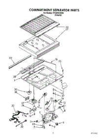 03 - Compartment Separator parts for Whirlpool Refrigerator ET20DKXXW00 from AppliancePartsPros.com
