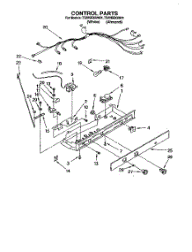11 - Control parts for Whirlpool Refrigerator TS22BRXAW01 from AppliancePartsPros.com