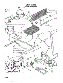 07 - Unit parts for Whirlpool Refrigerator ET20GMXWN00 from AppliancePartsPros.com