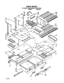 05 - Shelf, Lit / Optional parts for Whirlpool Refrigerator ET20DKXAW00 from AppliancePartsPros.com