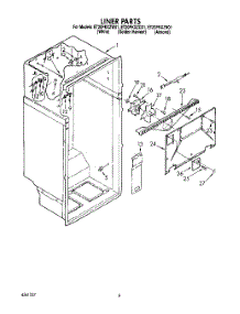 03 - Liner parts for Whirlpool Refrigerator ET20PKXZG01 from AppliancePartsPros.com