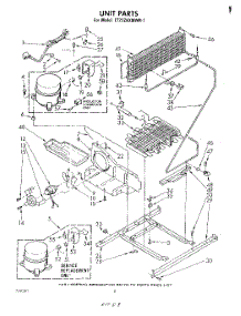 05 - Unit parts for Whirlpool Refrigerator ET22ZKXMWR1 from AppliancePartsPros.com