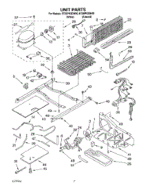 05 - Unit parts for Whirlpool Refrigerator ET25PKXDN00 from AppliancePartsPros.com