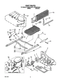07 - Unit parts for Whirlpool Refrigerator ET20GKXZW01 from AppliancePartsPros.com