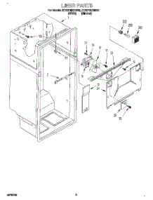 02 - Liner parts for Whirlpool Refrigerator ET22PMXBN00 from AppliancePartsPros.com