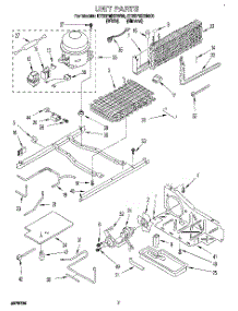05 - Unit parts for Whirlpool Refrigerator ET22PMXBN00 from AppliancePartsPros.com