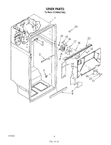 03 - Liner parts for Whirlpool Refrigerator ET20DKXTM02 from AppliancePartsPros.com