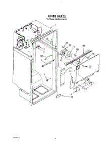 03 - Liner parts for Whirlpool Refrigerator JWARG475WP00 from AppliancePartsPros.com