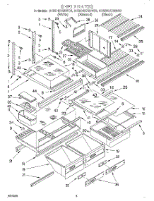 04 - Shelf, Lit / Optional parts for Whirlpool Refrigerator ET20HDXBB00 from AppliancePartsPros.com