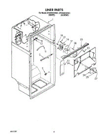 03 - Liner parts for Whirlpool Refrigerator ET20NKXZW01 from AppliancePartsPros.com
