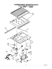 04 - Compartment Separator parts for Whirlpool Refrigerator ET20NKXZW01 from AppliancePartsPros.com