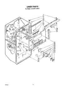 09 - Liner, Lit / Optional parts for Whirlpool Refrigerator ET22MT1LWR1 from AppliancePartsPros.com