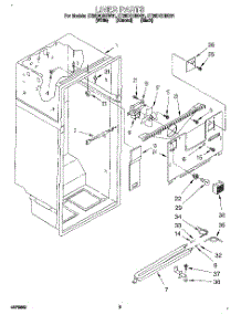 02 - Liner parts for Whirlpool Refrigerator ET25DQRBB01 from AppliancePartsPros.com