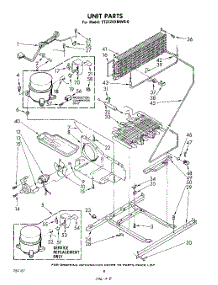 05 - Unit parts for Whirlpool Refrigerator ET22ZKXMWR0 from AppliancePartsPros.com