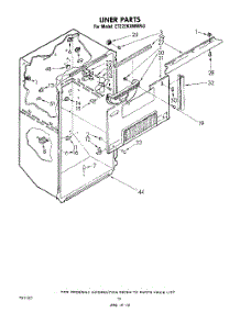 06 - Liner parts for Whirlpool Refrigerator ET22ZKXMWR0 from AppliancePartsPros.com