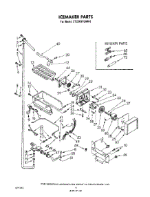 07 - Icemaker parts for Whirlpool Refrigerator ET22MTXLWR0 from AppliancePartsPros.com