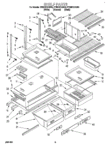 04 - Shelf, Lit / Optional parts for Whirlpool Refrigerator ET25DKXAB00 from AppliancePartsPros.com