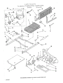 05 - Unit parts for Whirlpool Refrigerator ET22PKXAW02 from AppliancePartsPros.com
