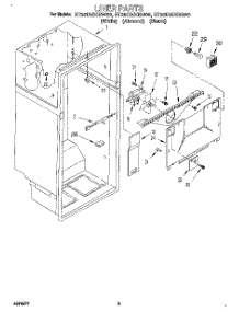 02 - Liner parts for Whirlpool Refrigerator ET25DMXBW00 from AppliancePartsPros.com