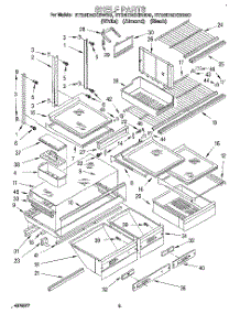 04 - Shelf, Lit / Optional parts for Whirlpool Refrigerator ET25DMXBW00 from AppliancePartsPros.com