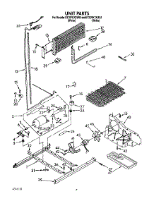05 - Unit parts for Whirlpool Refrigerator ET20RKYXW01 from AppliancePartsPros.com