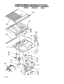 03 - Compartment Separator parts for Whirlpool Refrigerator ET25DQRBB00 from AppliancePartsPros.com