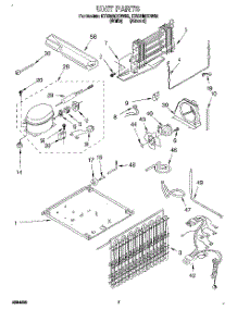 04 - Unit parts for Whirlpool Refrigerator ET20NMXDN02 from AppliancePartsPros.com