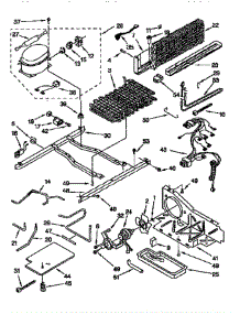 Unit parts for Whirlpool Refrigerator ET25DKXBN02 from AppliancePartsPros.com