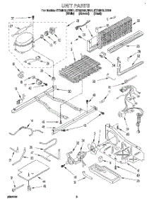 06 - Unit parts for Whirlpool Refrigerator ET25DQLDN01 from AppliancePartsPros.com