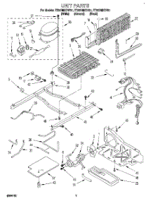 05 - Unit parts for Whirlpool Refrigerator ET22DMXDW01 from AppliancePartsPros.com