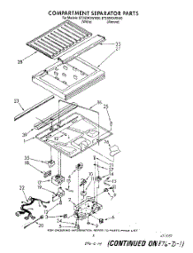 04 - Compartment Separator parts for Whirlpool Refrigerator ET25DKXWW00 from AppliancePartsPros.com