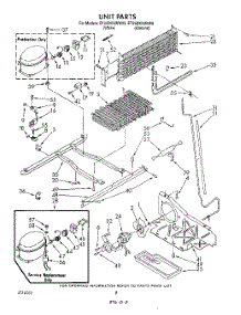 06 - Unit parts for Whirlpool Refrigerator ET25DKXWW00 from AppliancePartsPros.com