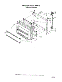 06 - Freezer Door parts for Whirlpool Refrigerator ET20NKXSW10 from AppliancePartsPros.com