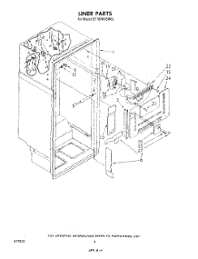 03 - Liner parts for Whirlpool Refrigerator ET18VKXSW02 from AppliancePartsPros.com