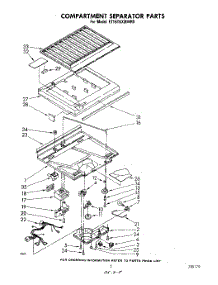 04 - Compartment Separator parts for Whirlpool Refrigerator ET18TKXMWR0 from AppliancePartsPros.com