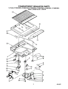 04 - Compartment Separator parts for Whirlpool Refrigerator ET18NKXXN01 from AppliancePartsPros.com