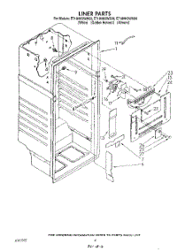 03 - Liner parts for Whirlpool Refrigerator ET18NKXWW00 from AppliancePartsPros.com