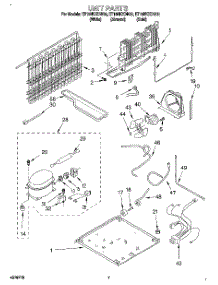 04 - Unit parts for Whirlpool Refrigerator ET18NKXDN02 from AppliancePartsPros.com