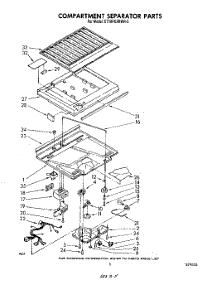 04 - Compartment Separator parts for Whirlpool Refrigerator ET18XKXRWR3 from AppliancePartsPros.com