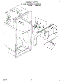 02 - Liner parts for Whirlpool Refrigerator ET18TKXBW01 from AppliancePartsPros.com