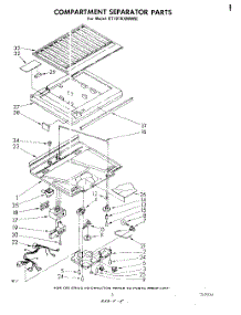 04 - Compartment Separator parts for Whirlpool Refrigerator ET18TKXMWR2 from AppliancePartsPros.com