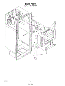 03 - Liner parts for Whirlpool Refrigerator ET18VKXSW03 from AppliancePartsPros.com