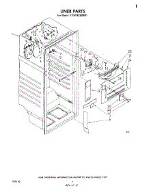 03 - Liner parts for Whirlpool Refrigerator ET18TKXMWR1 from AppliancePartsPros.com