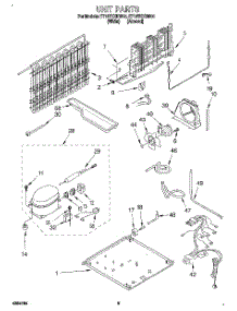 06 - Unit, Lit / Optional parts for Whirlpool Refrigerator ET18TKXDW05 from AppliancePartsPros.com