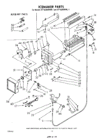 09 - Ice Maker , Not Illustrated And Optional parts for Whirlpool Refrigerator ET18JMXRWR1 from AppliancePartsPros.com