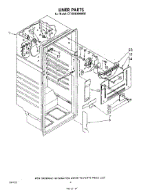 03 - Liner parts for Whirlpool Refrigerator ET18XKXMWR0 from AppliancePartsPros.com