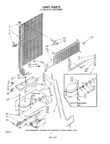 07 - Unit parts for Whirlpool Refrigerator ET18XKXRWR0 from AppliancePartsPros.com