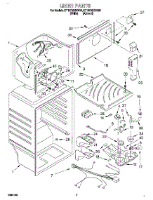 05 - Liner parts for Whirlpool Refrigerator ET18TMXDN05 from AppliancePartsPros.com